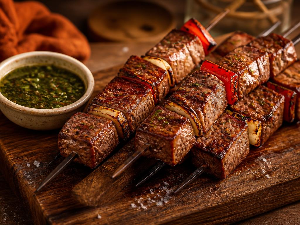 Espetinho de Carne Dourado